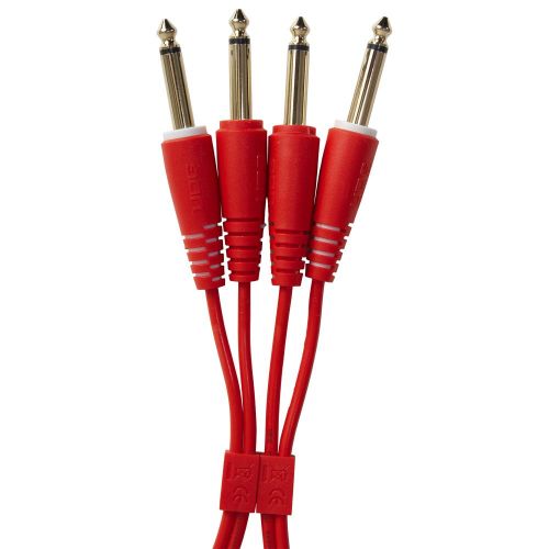 Аудиокабель UDG Set Jack-Jack Red 1,5m (U97002RD)